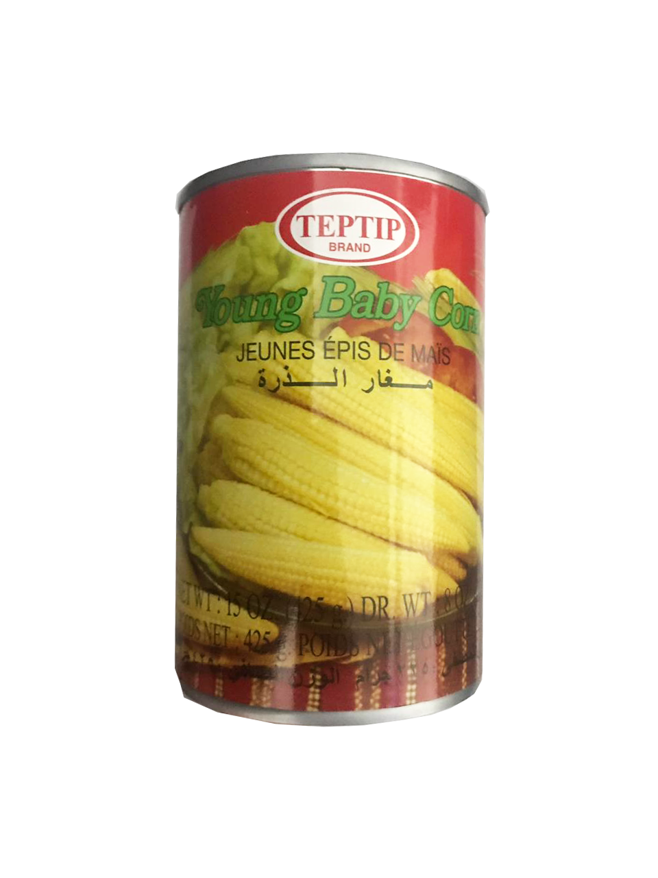 Teptip Young Baby Corn 250g