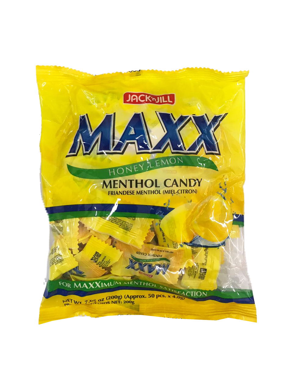 Maxx Honey Lemon Menthol Candy 200g