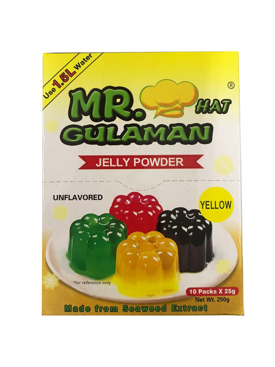 Mr Gulaman Jelly Powder Yellow (per piece)