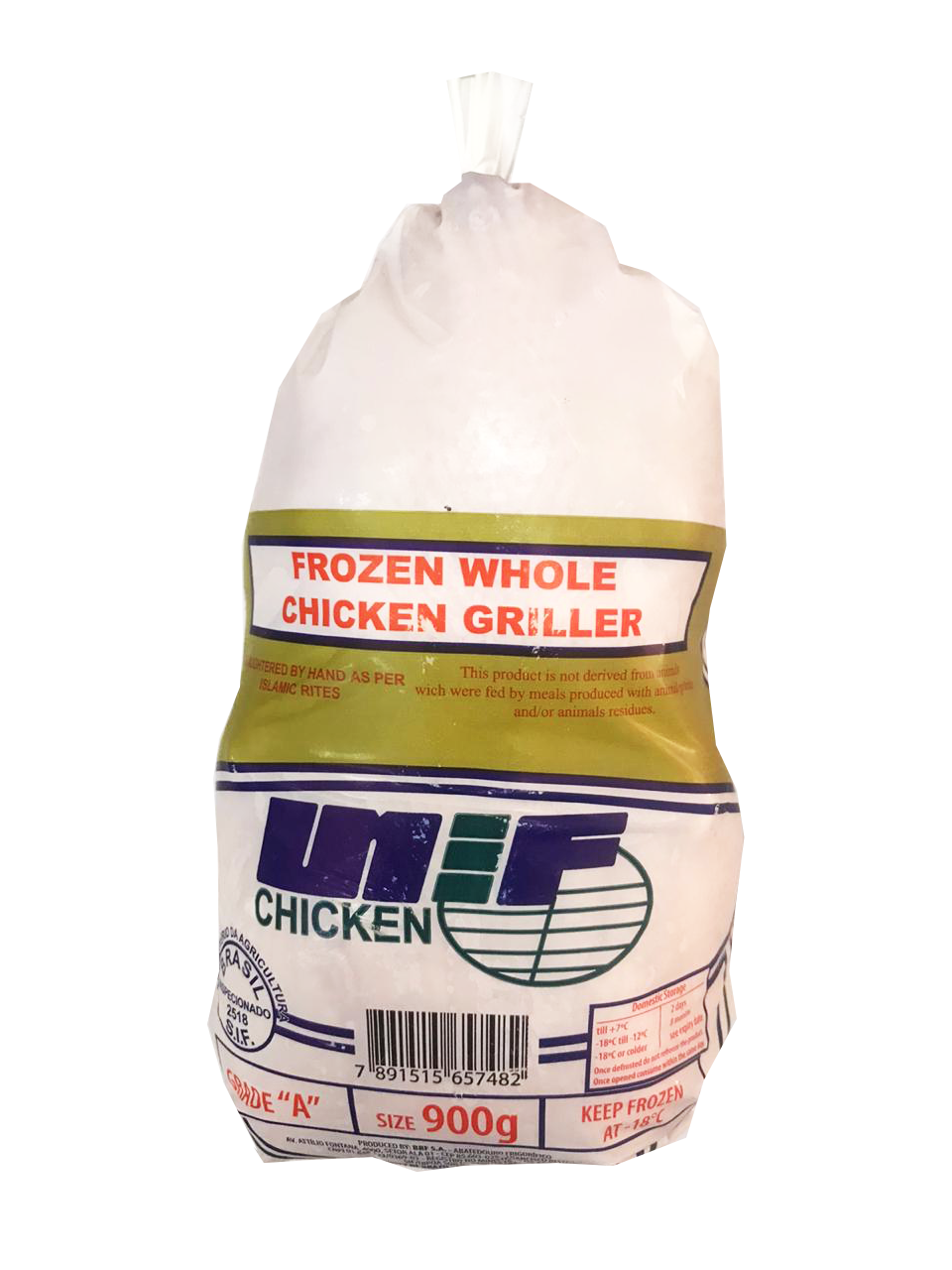 Unif Whole Chicken 900g