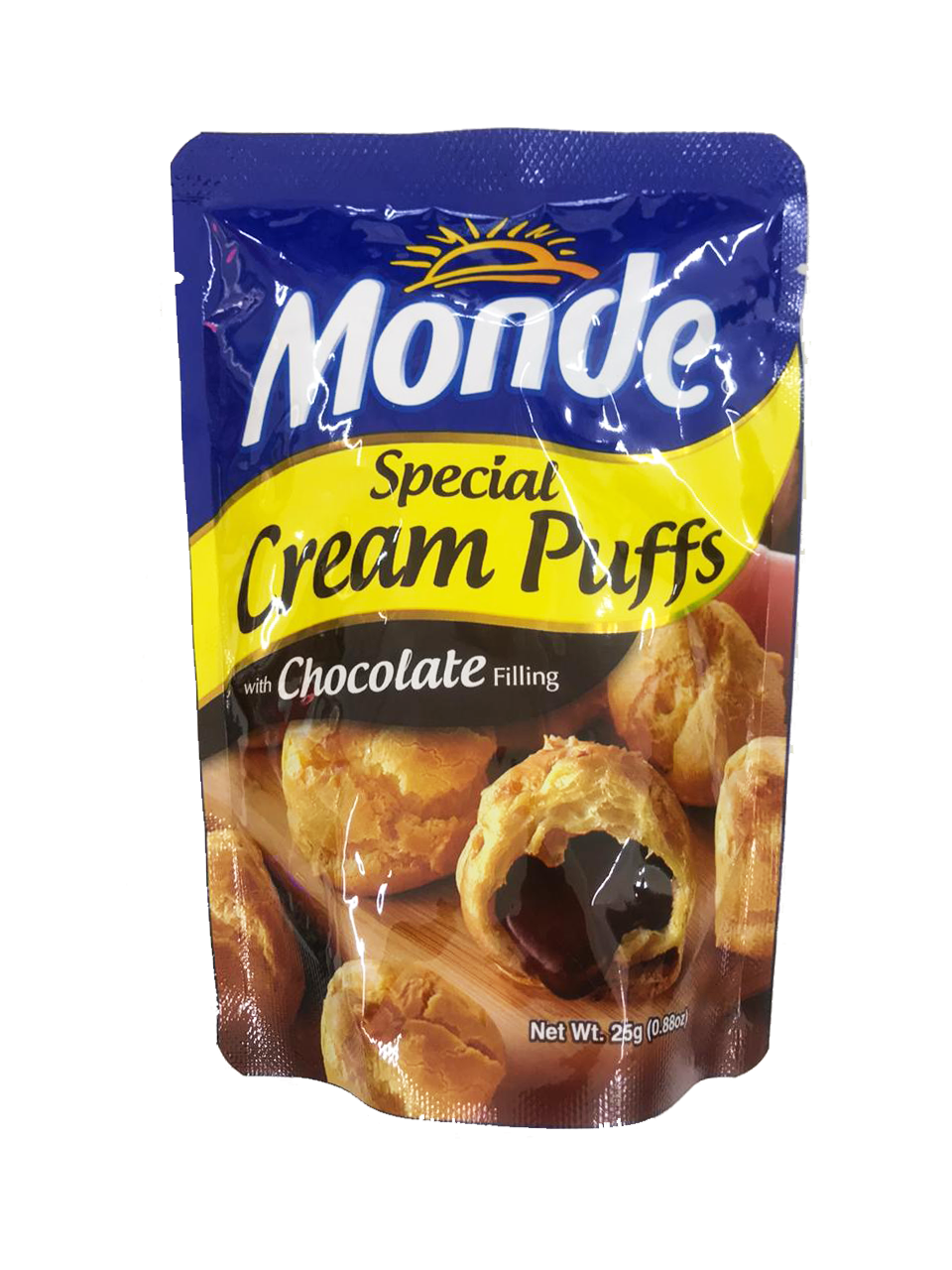 Monde Special CreamPuffs Chocolate Filling 25g