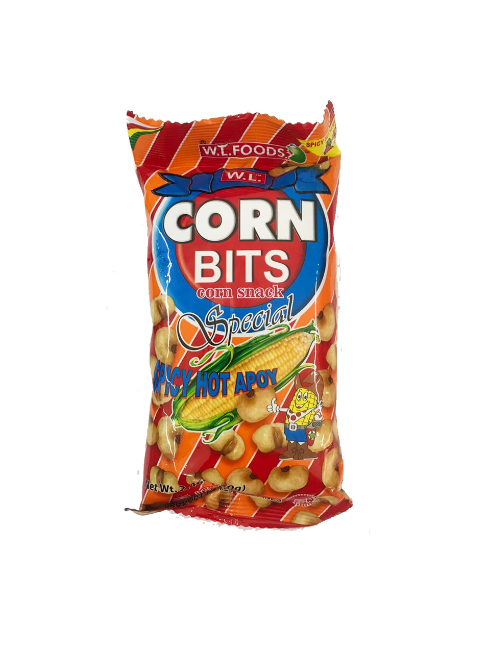 WL Foods Corn Bits Special Spicy Hot Apoy