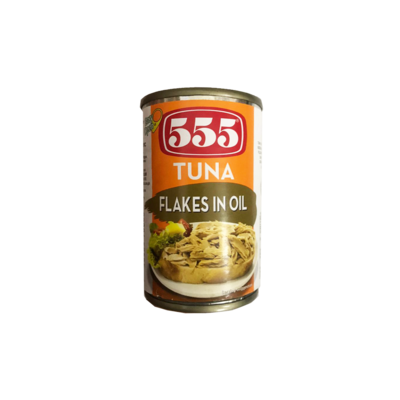 555 Tuna Flakes in Oil 155g