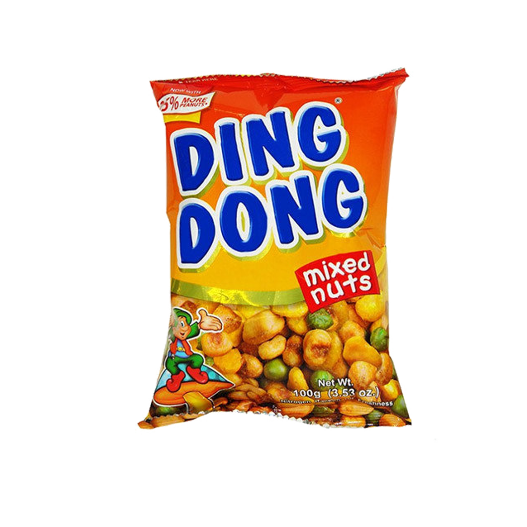 Ding Dong Mixed Nuts 100g (orange)