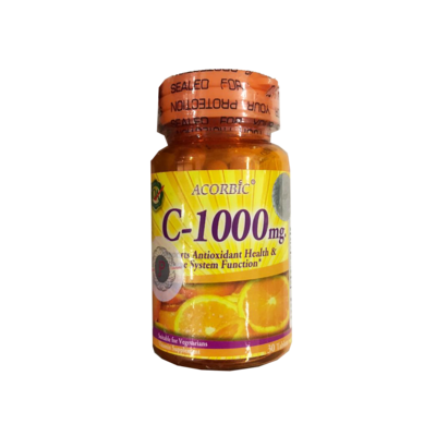 Acorbic C-1000mg 30 Tablets Vitamin C