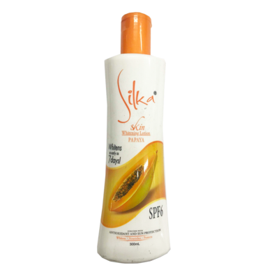 Silka Skin Whitening Lotion Papaya SPF6 300ml