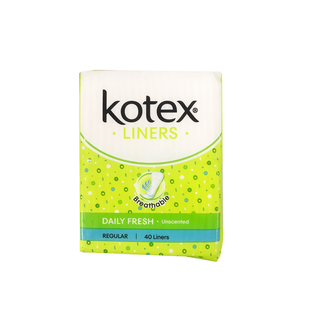Kotex Liners Daily Fresh Unscented (40pcs)