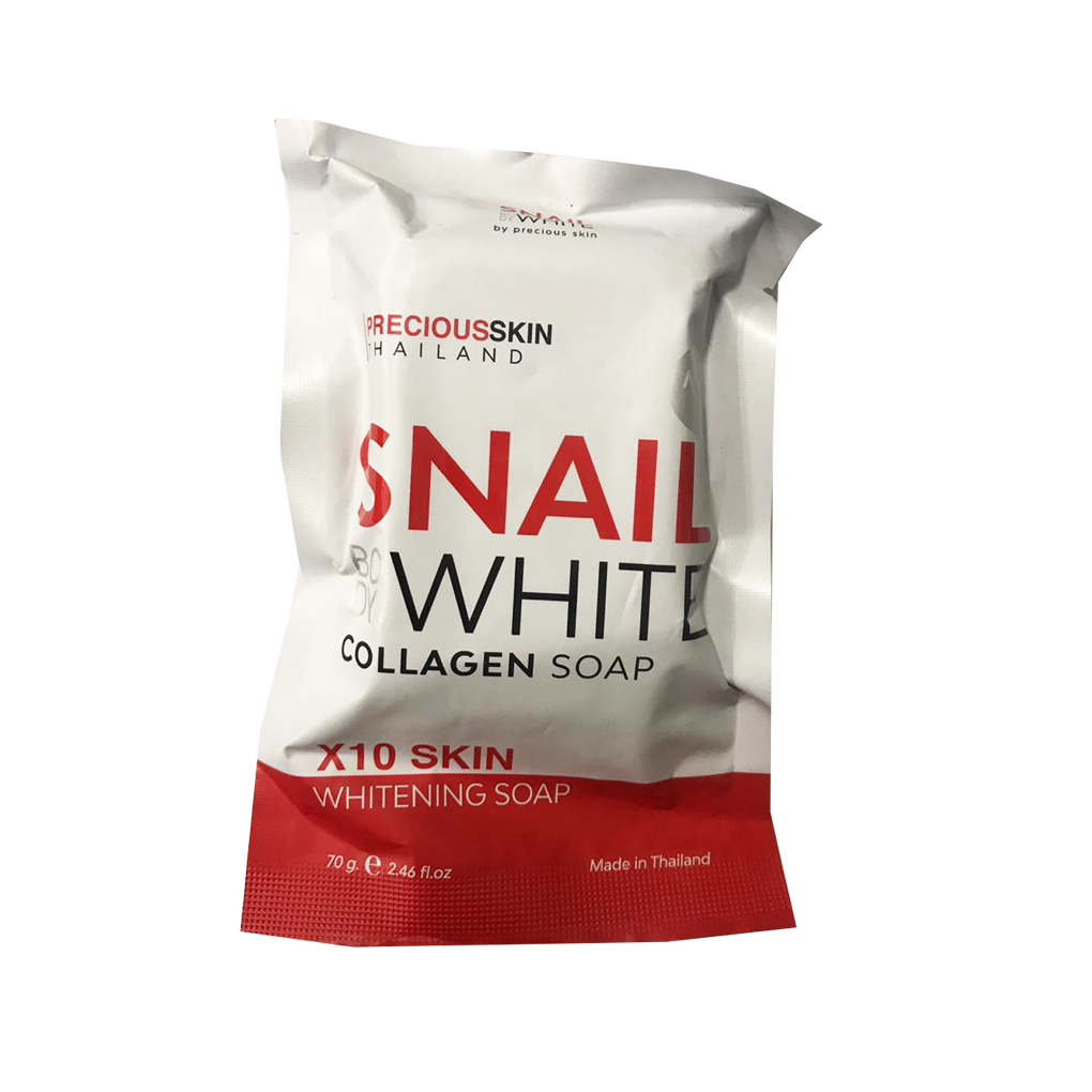Snail White Collagen Soap x10 Skin Whitening Soap 70g