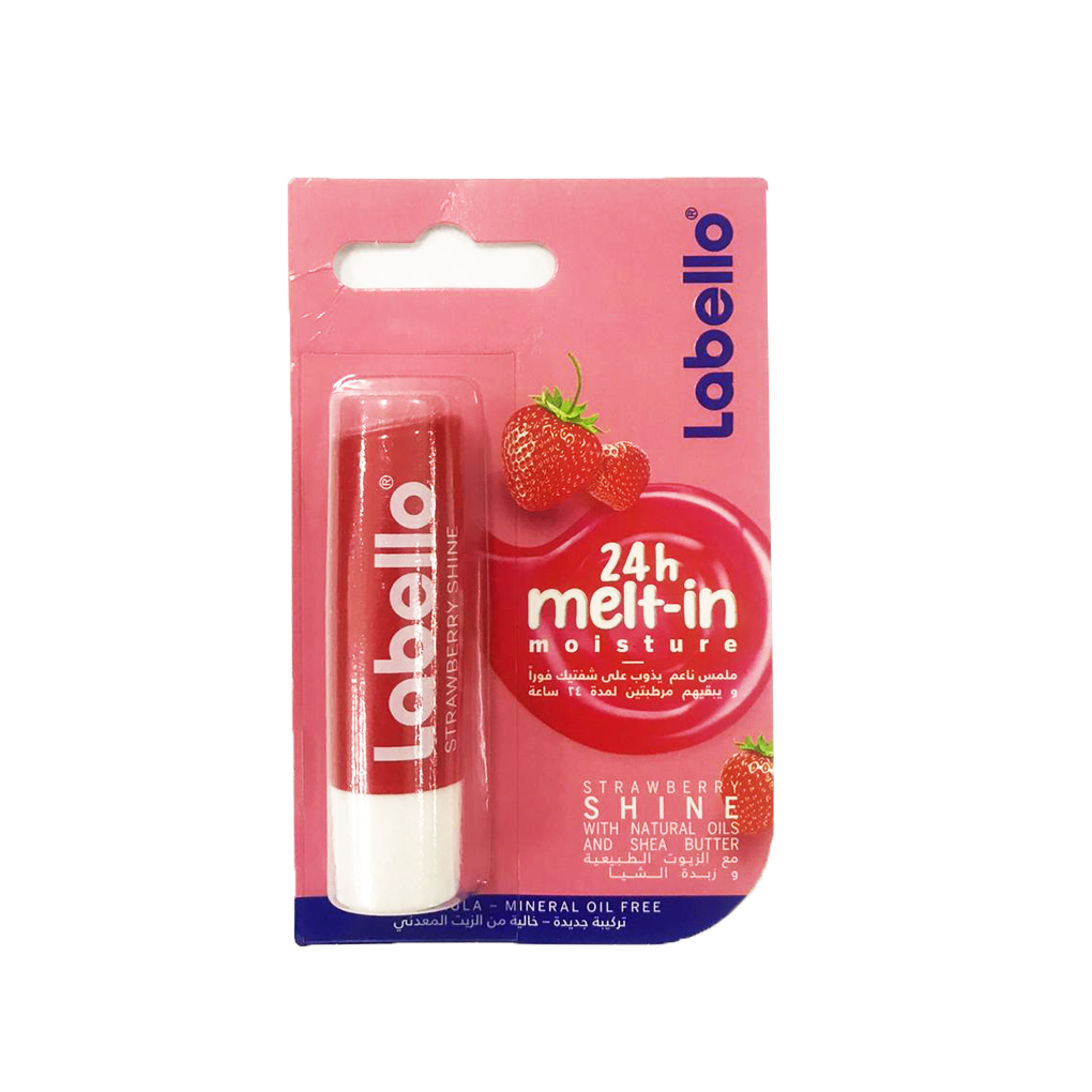 Labello Strawberry Shine Lip Balm 5.5ml