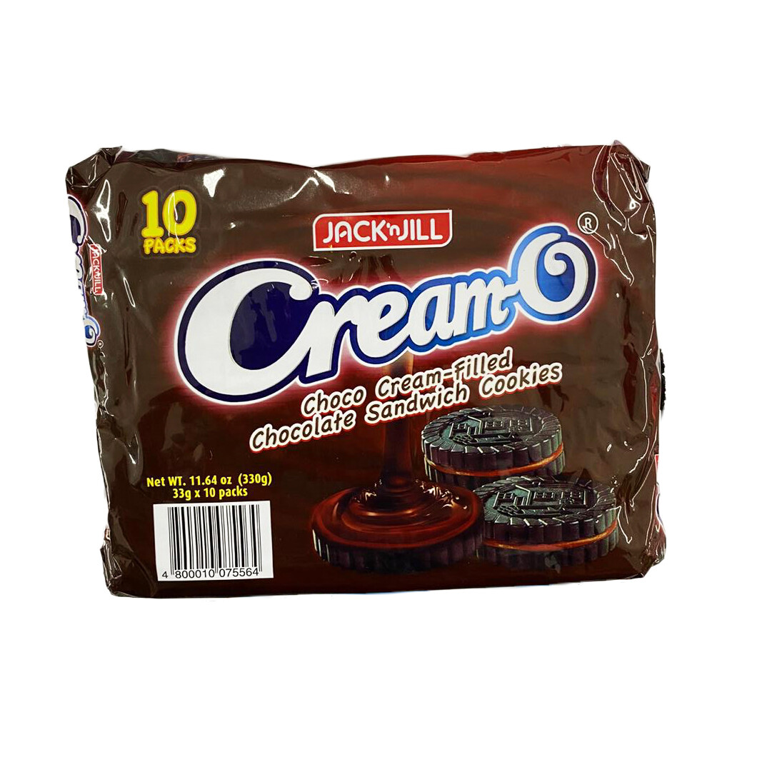 Cream-O Choco Cream Filled Chocolate Sandwich Cookies (10x33g)