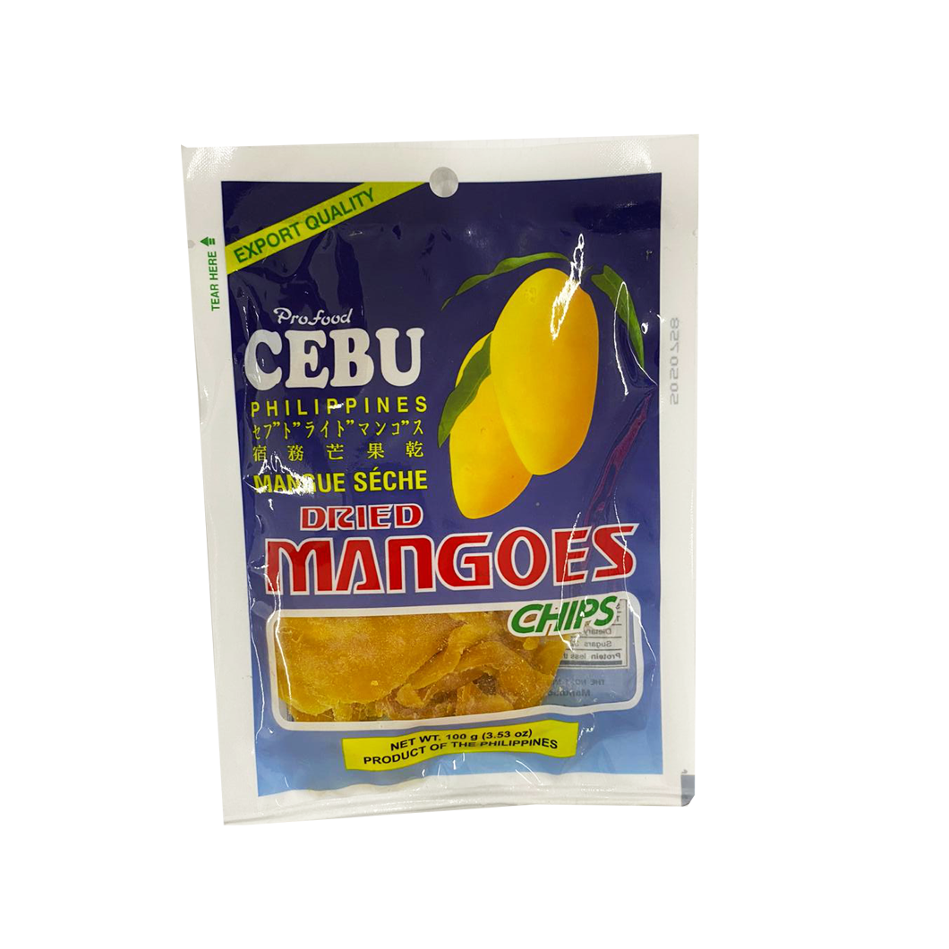 Cebu Philippines Dried Mangoes 100g