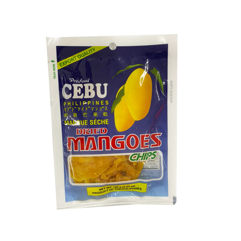 Cebu Philippines Dried Mangoes 100g