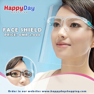 Face Shield with Eye Wear