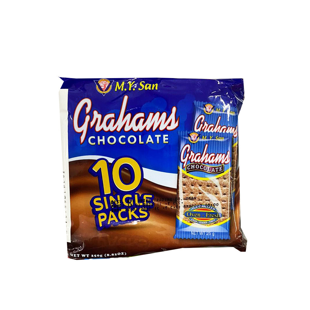 MY San Grahams Chocolate 10pack