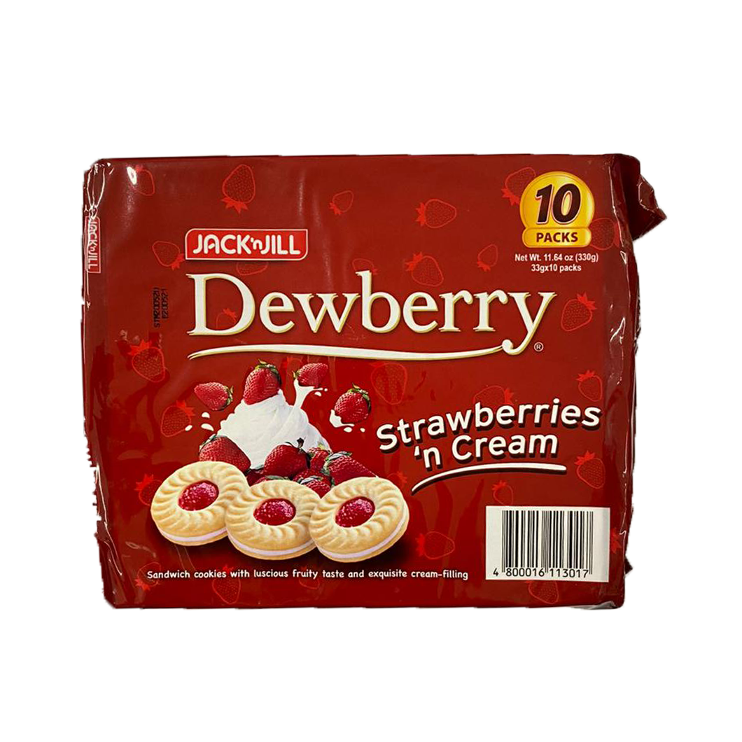 JNJ Dewberry Strawberry And Cream Biscuits