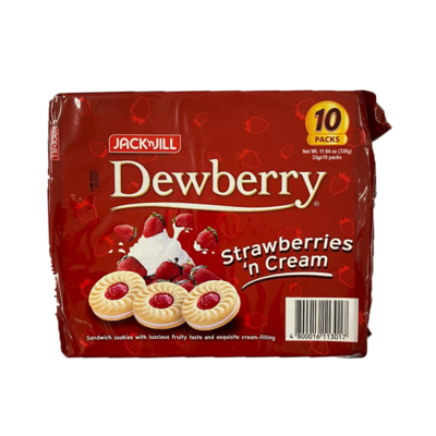 JNJ Dewberry Strawberry And Cream Biscuits