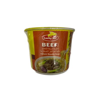 Lucky Me Cup Noodles Beef Instant Soup Small