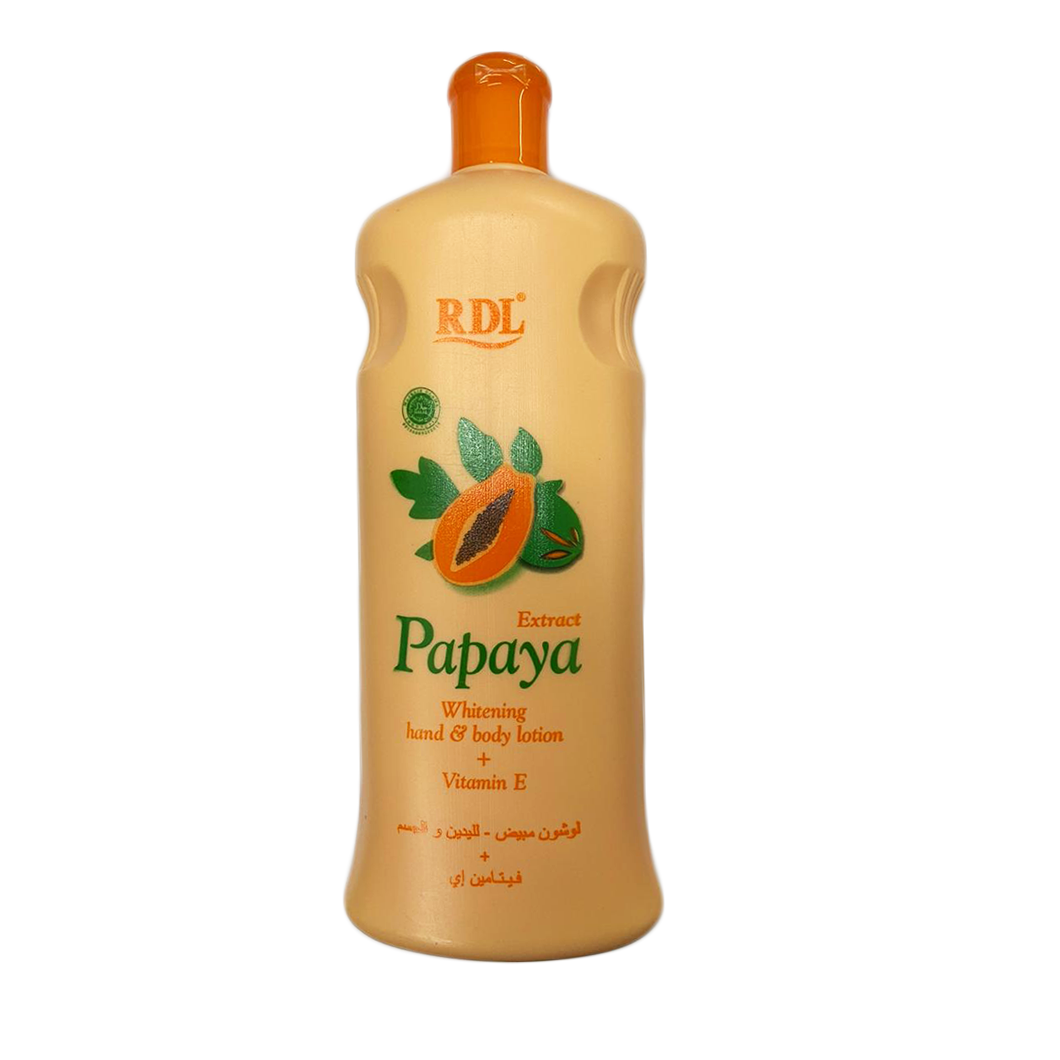 Rdl Extract Papaya Whitening Body Lotion 600ml