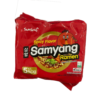 Samyang Spicy Flavor Ramen 5 Packs