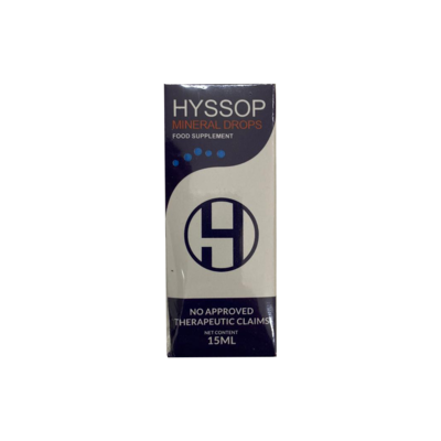 Hyssop Mineral Drops 15ml