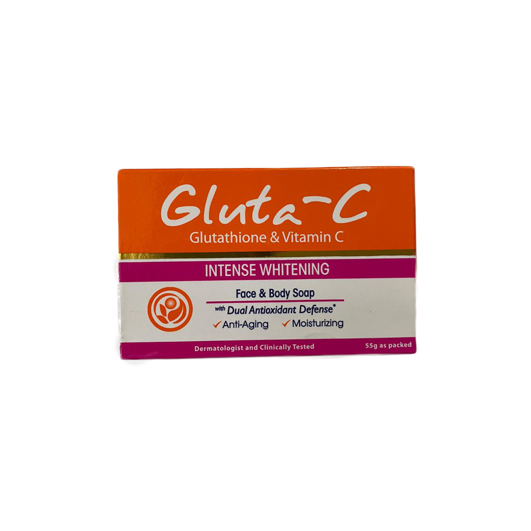 Gluta-C Intense Whitening Face & Body Soap Dual Anti-Oxidant Defense (Anti-aging & Moisturizing)
