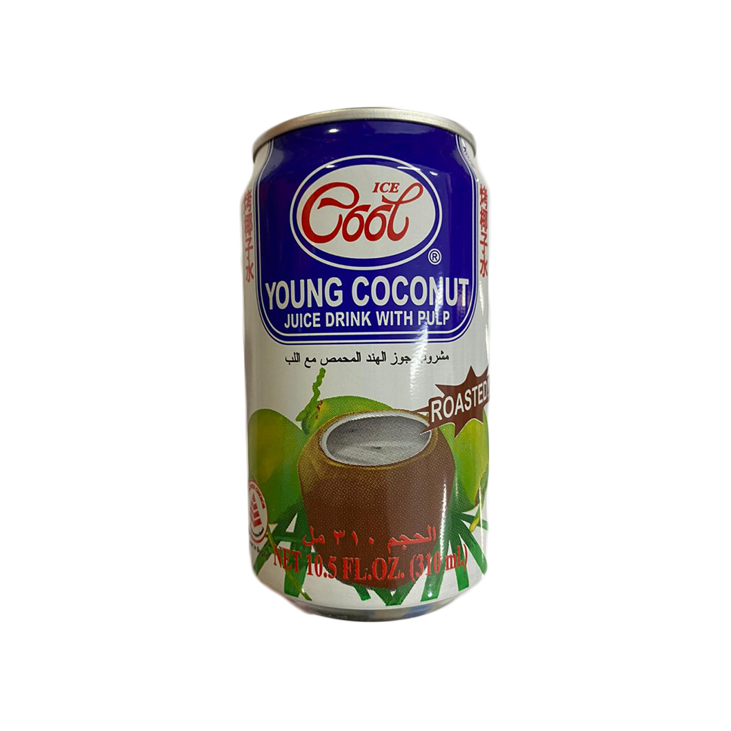 Ice Cool Young Coconut Juice with Pulp (roasted)  310ml