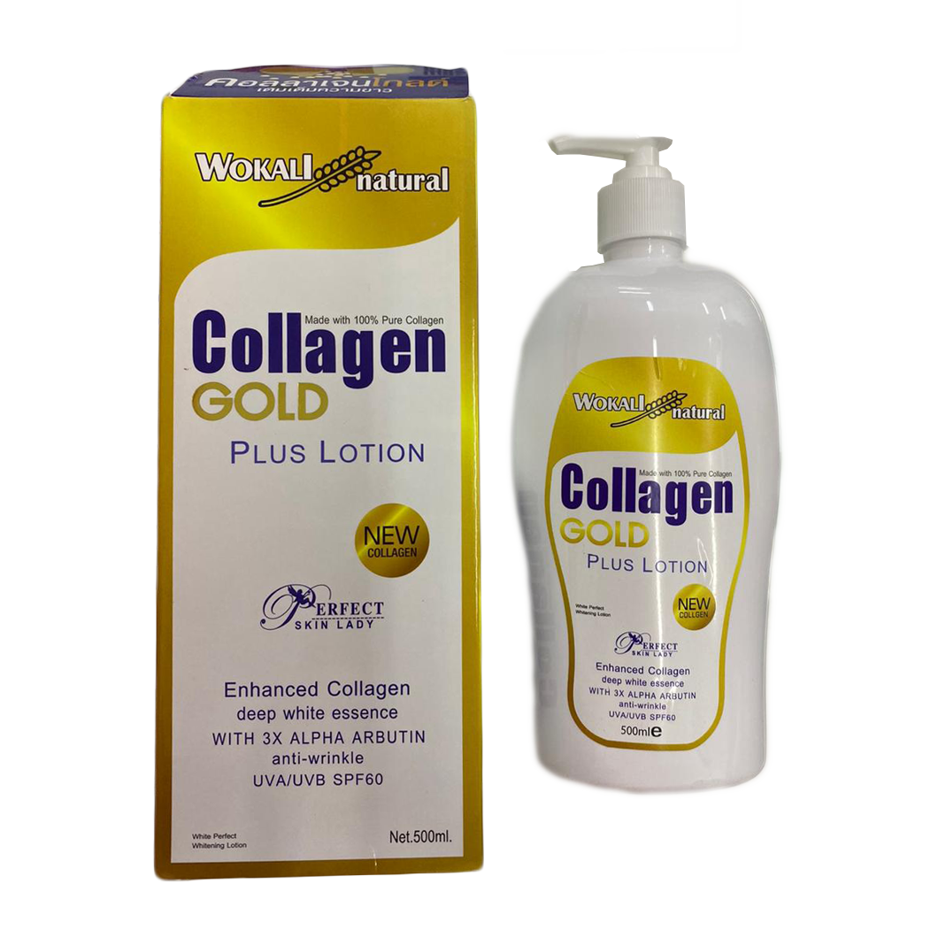 Wokali Natural Collagen Gold Plus Lotion 500ml