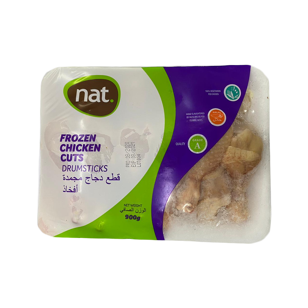 Nat Frozen Chicken Cuts Drumsticks 900g