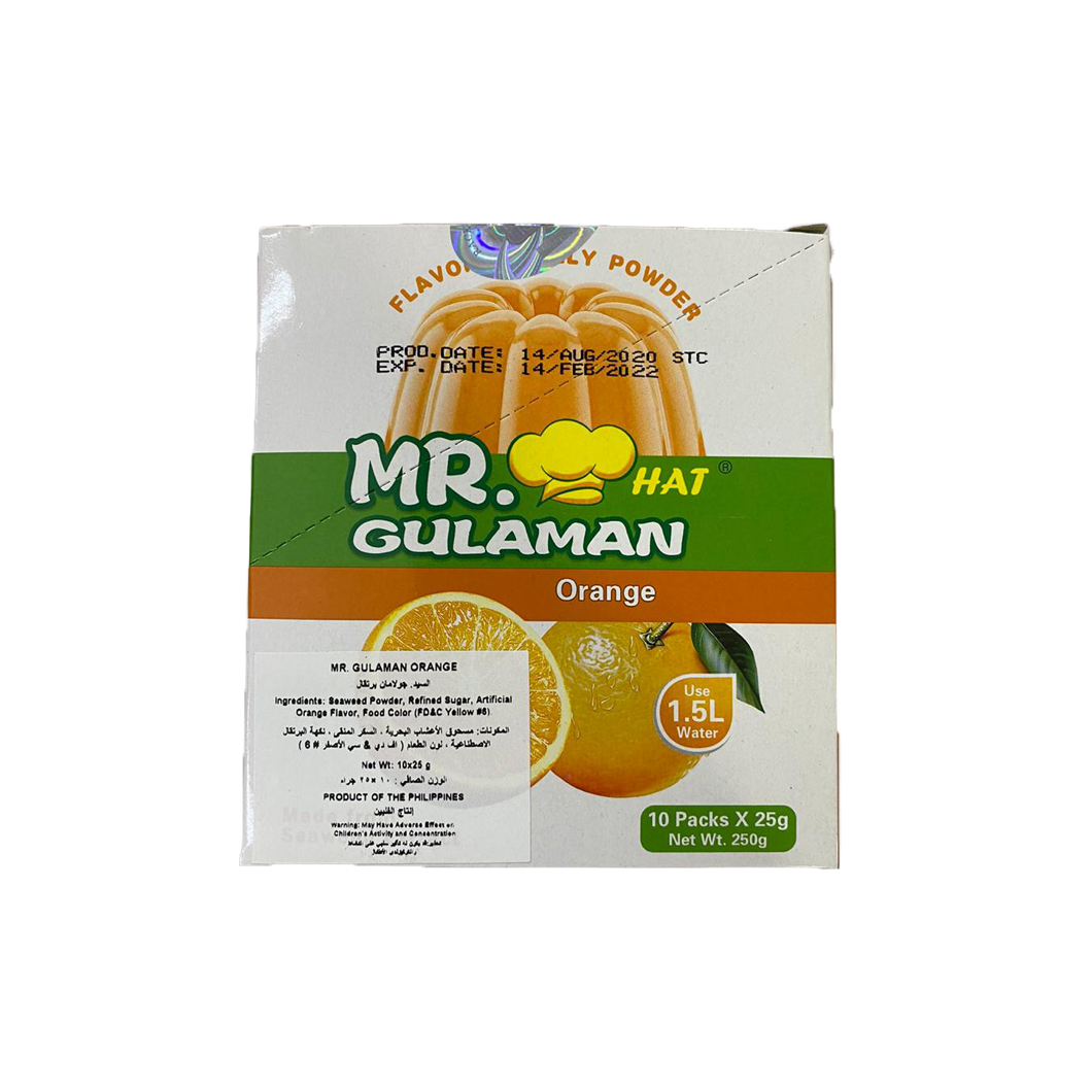 Mr Gulaman Box Orange (10pc)