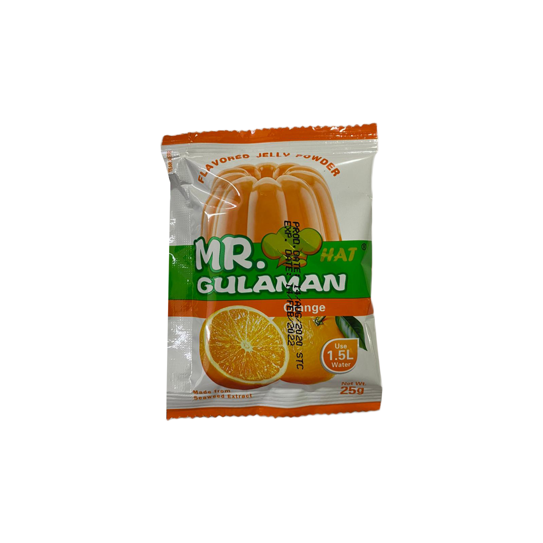 Mr Gulaman Orange (Flavored Jelly Flavor) per piece