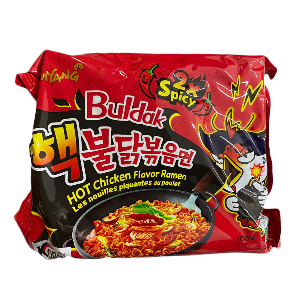 Samyang 2x Spicy Hot Chicken Flavor Ramen (Korean Noodles) (PC)