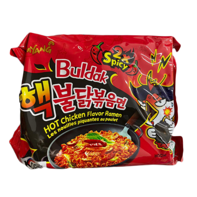 Samyang 2x Spicy Hot Chicken Flavor Ramen (Korean Noodles) PACK (5pc)