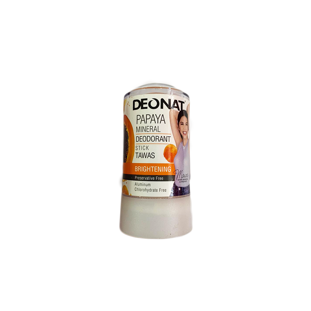 Deonat Mineral Deodorant Stick Tawas - Papaya 60g