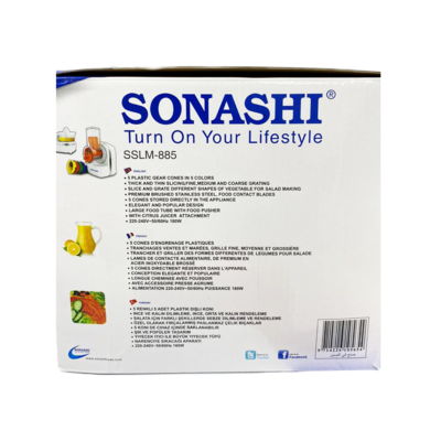 Sonasahi Salad Maker &amp; Citrus Juicer SSLM-885 2 years warranty