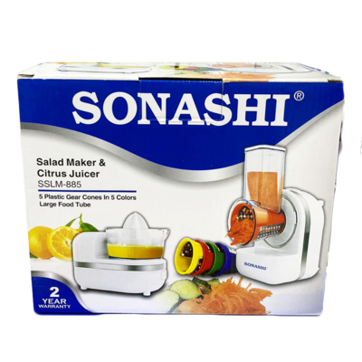 Sonasahi Salad Maker & Citrus Juicer SSLM-885 2 years warranty