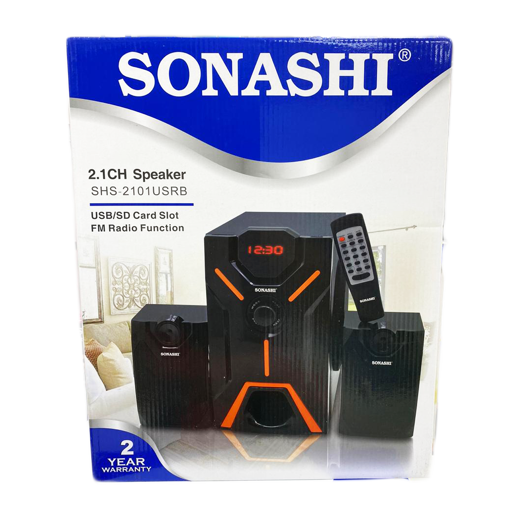 Sonashi 1.2CH Speaker (USB CARD SLOT and FM RADIO)
