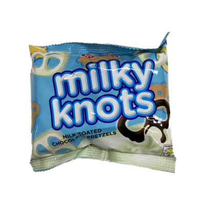 JNJ Milky Knots Milk Coated Chocolate Pretzels
