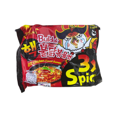 Samyang Buldak Hot Chicken Flavor Ramen 3x Spicy PACK (5pc)