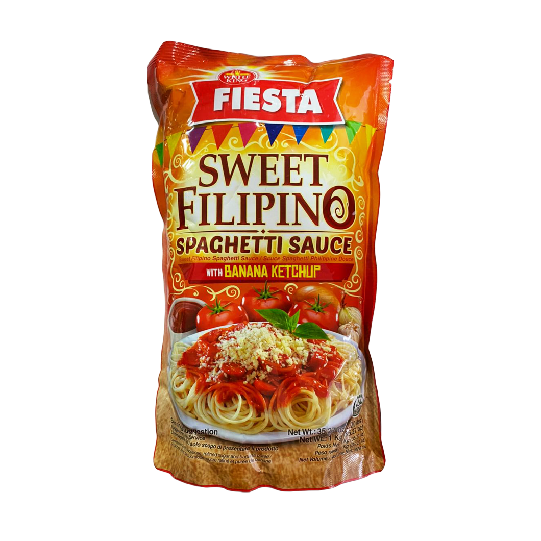 White King Sweet Filipino Spaghetti Sauce with Banana Ketchup 1Kg