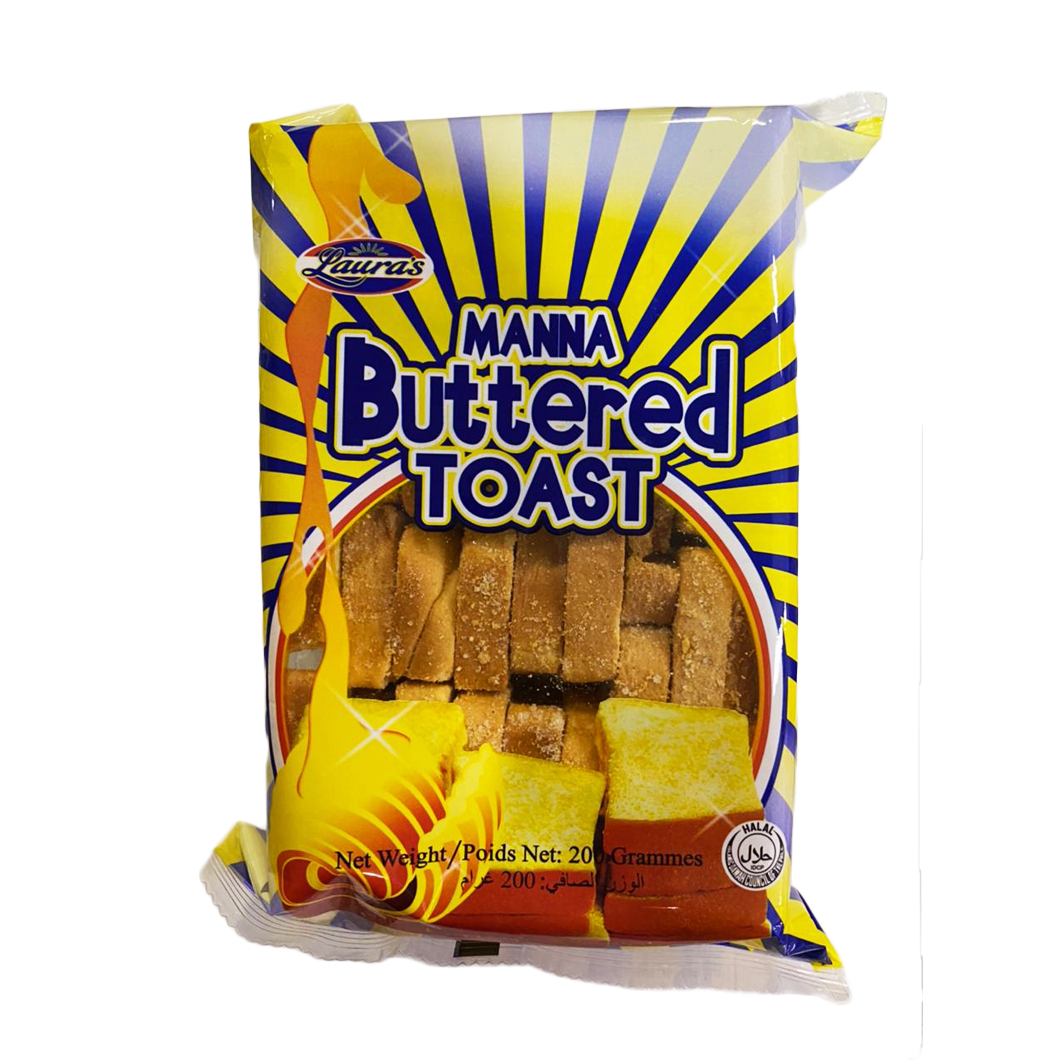 Laura&#39;s Manna Buttered Toast 200g