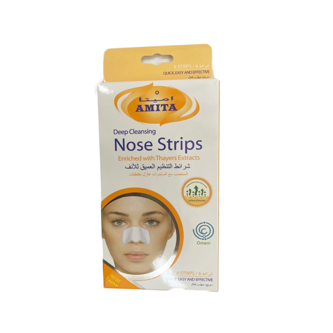 Amita Deep Cleansing Nose Strips 6 Strips 25g