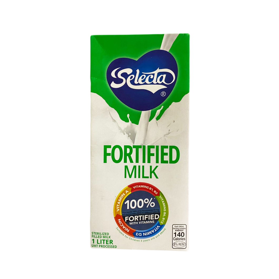 Selecta Fortified Full Fat Milk 1L
