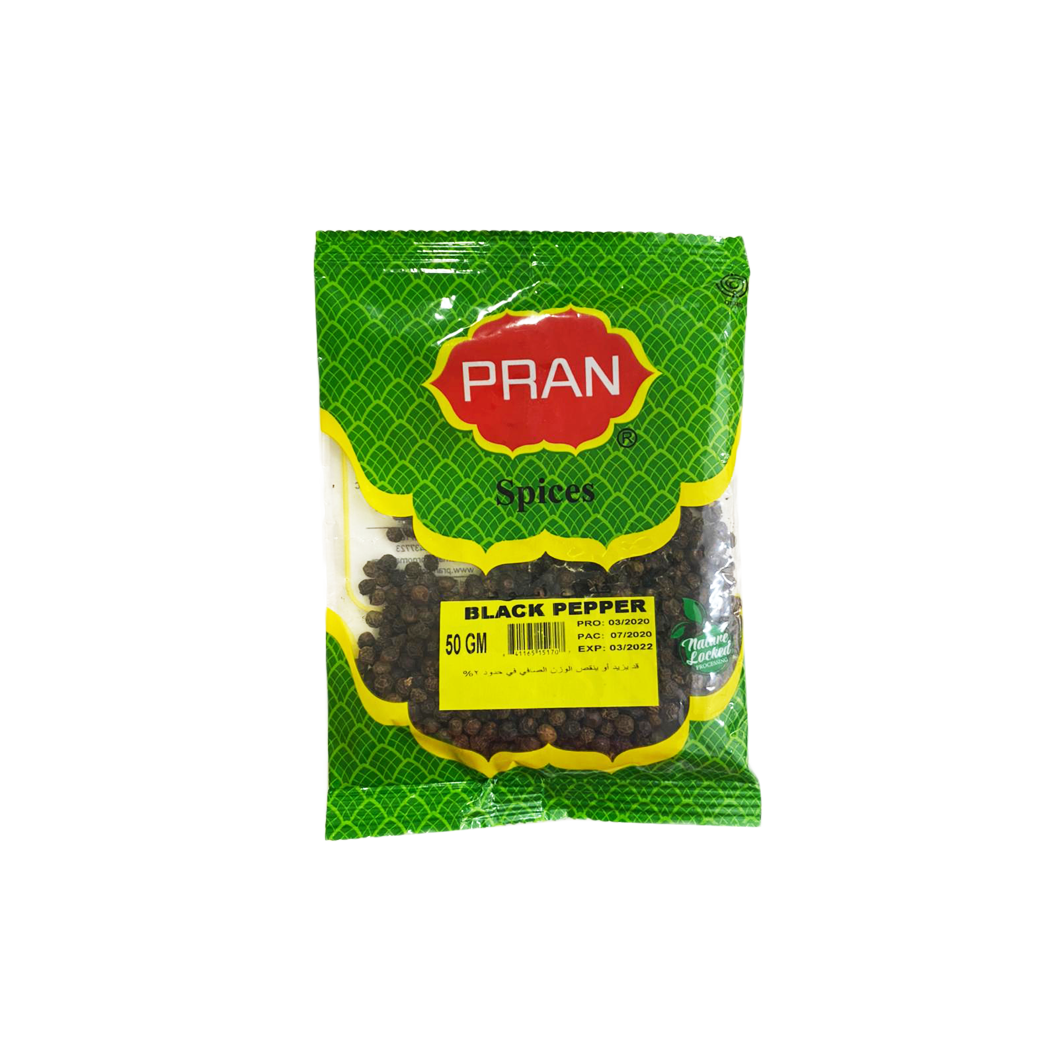 Pran Spices Black Pepper Whole 50g