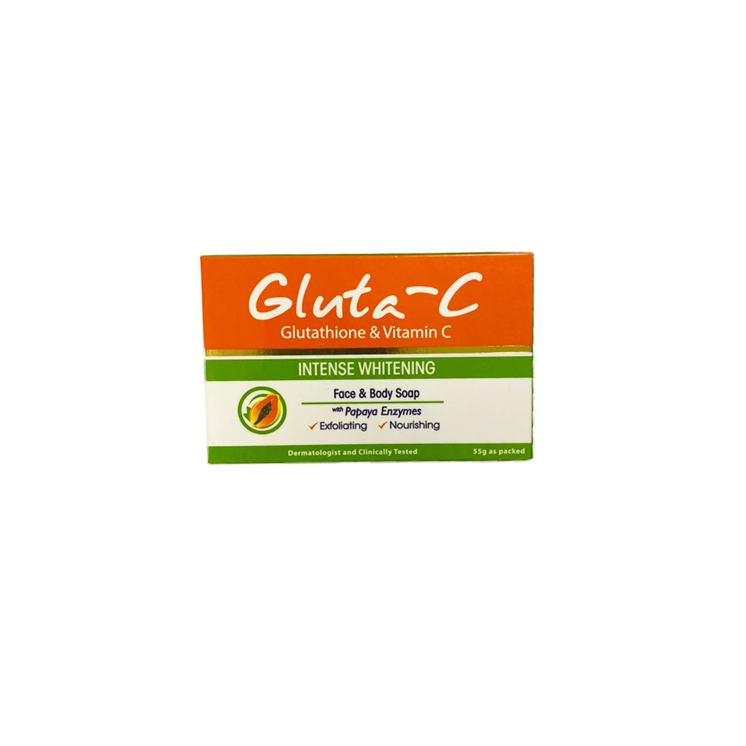 Gluta-C Gluthathione & Vitamin C Intense Whitening Face & Body Soap (Exfoliating & Nourishing) 55g