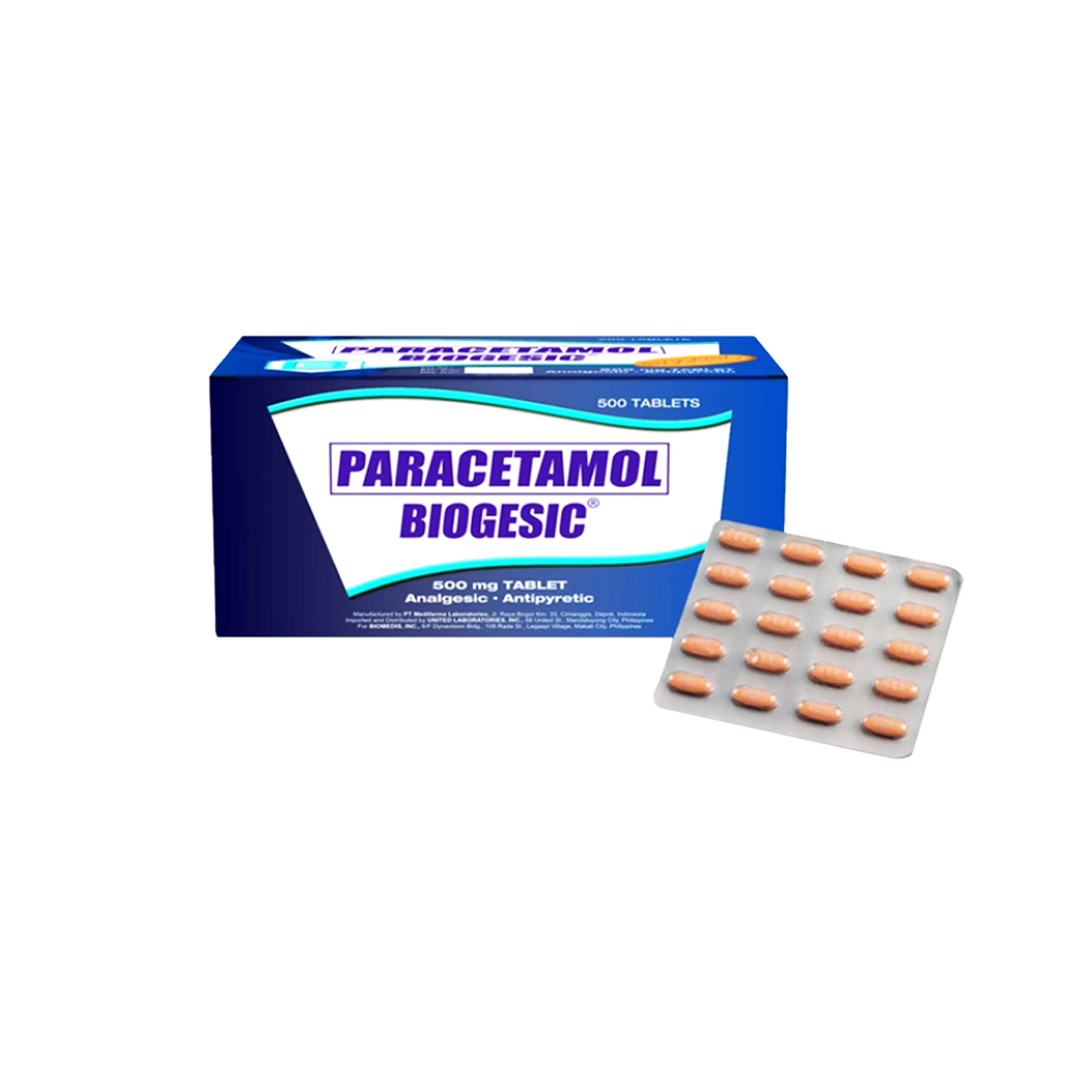Biogesic Paracetamol 500mg (selling per tablet only)