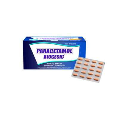 Biogesic Paracetamol 500mg (selling per tablet only)