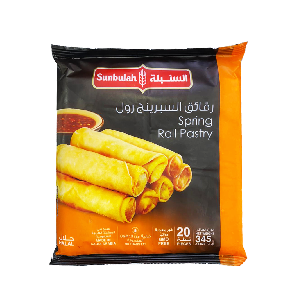 Sunbulah Spring Roll Pastry Wrapper 20pcs 345g