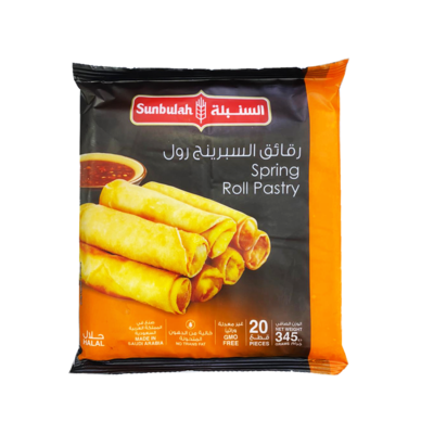Sunbulah Spring Roll Pastry Wrapper 20pcs 345g