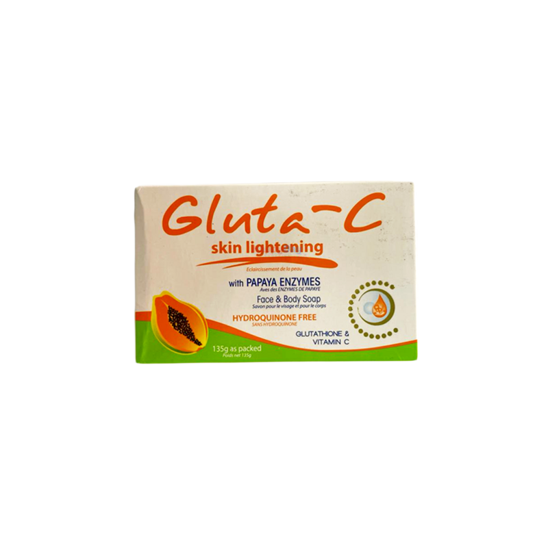 GlutaC Skin Lightening with Papaya Enzymes Soap 135g