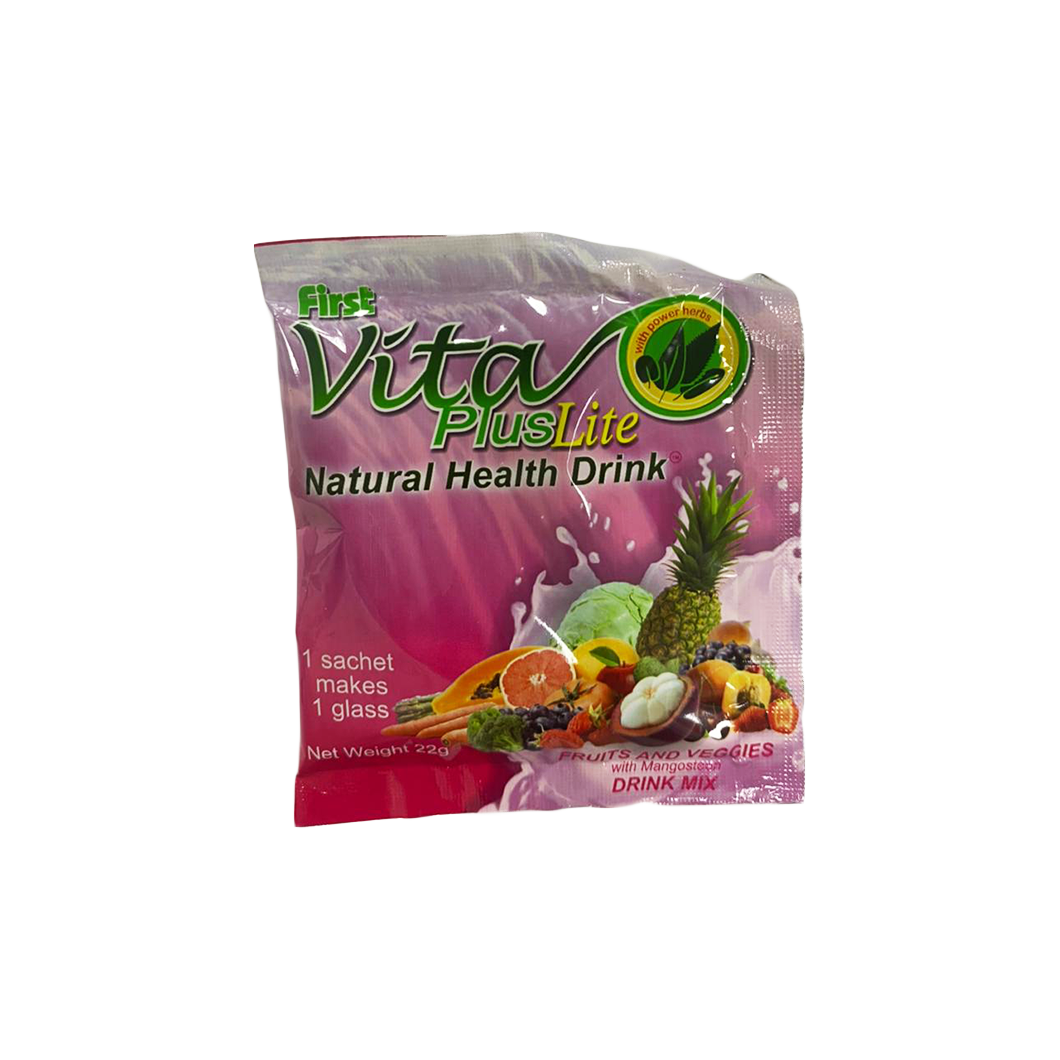 First Vita Plus Natural Health Drink Fruits &amp; Vegetables 25g (1 Sachet)